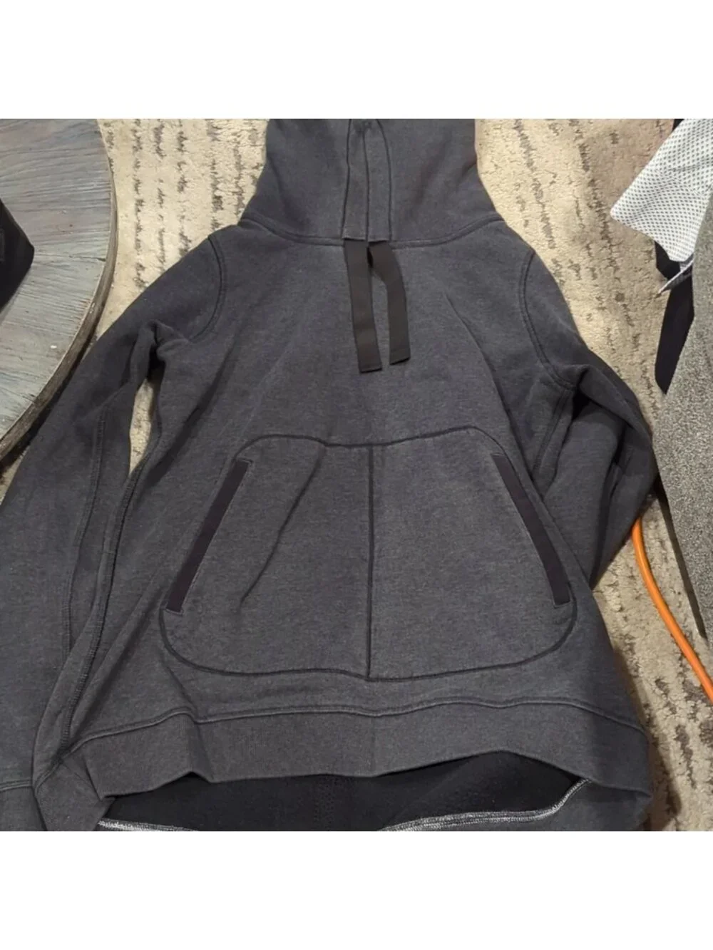 Lululemon Avenue Pullover Heathered Black / Black